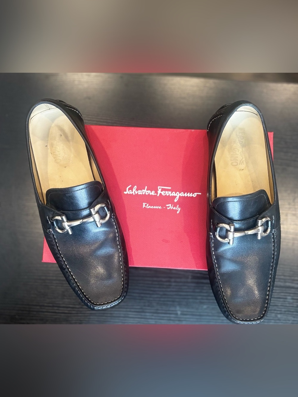Salvatore Ferragamo Mens loafers size 10.5 authentic